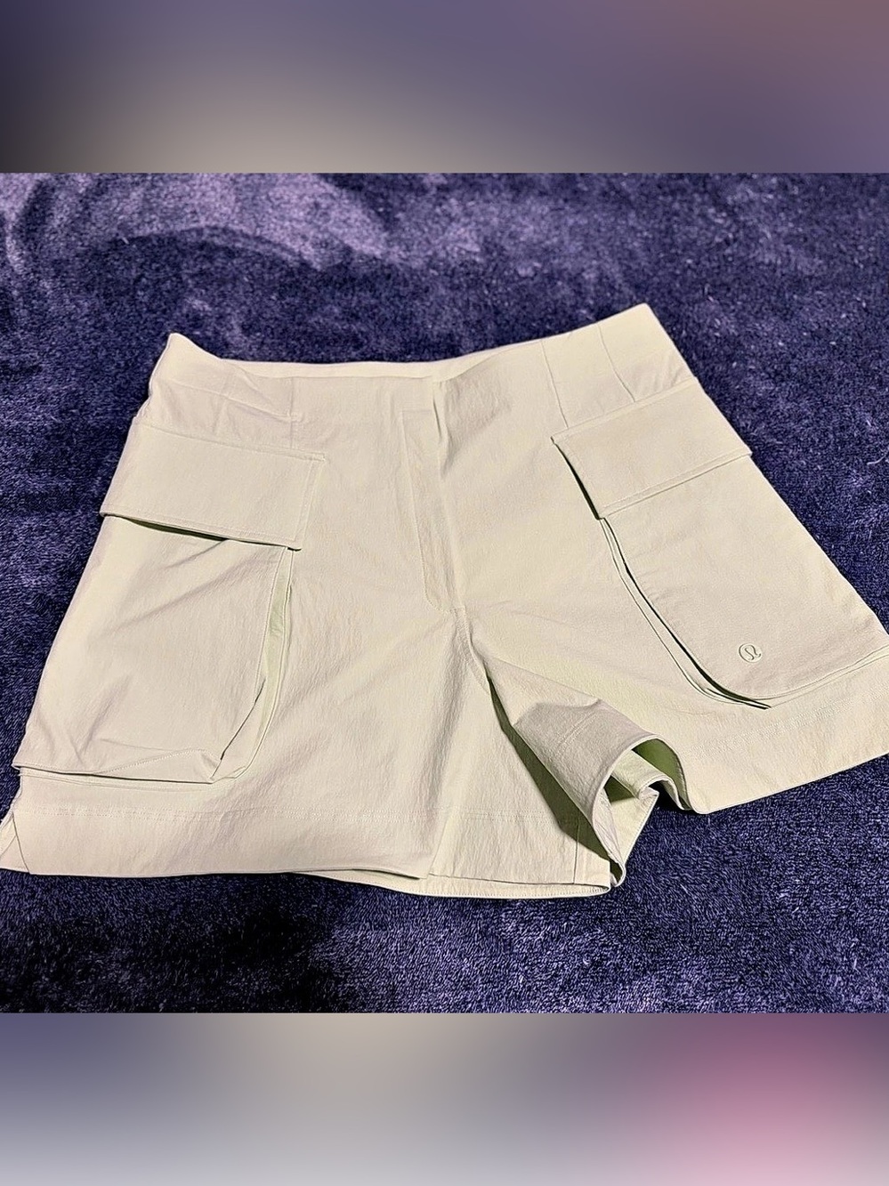 Lululemon Relaxed-Fit Super-High-Rise Cargo Short 4" Shorts Green
